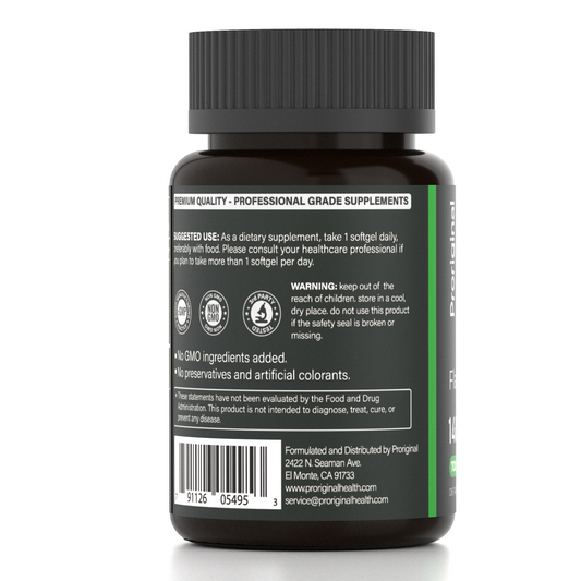 Organic Flaxseed Oil 1400mg Softgels with 700mg Omega 3, Cold Pressed Flaxseed Supplement with Omega 3-6-9, Non-GMO, Supports Heart, Brain & Joint Health, 100 Softgels