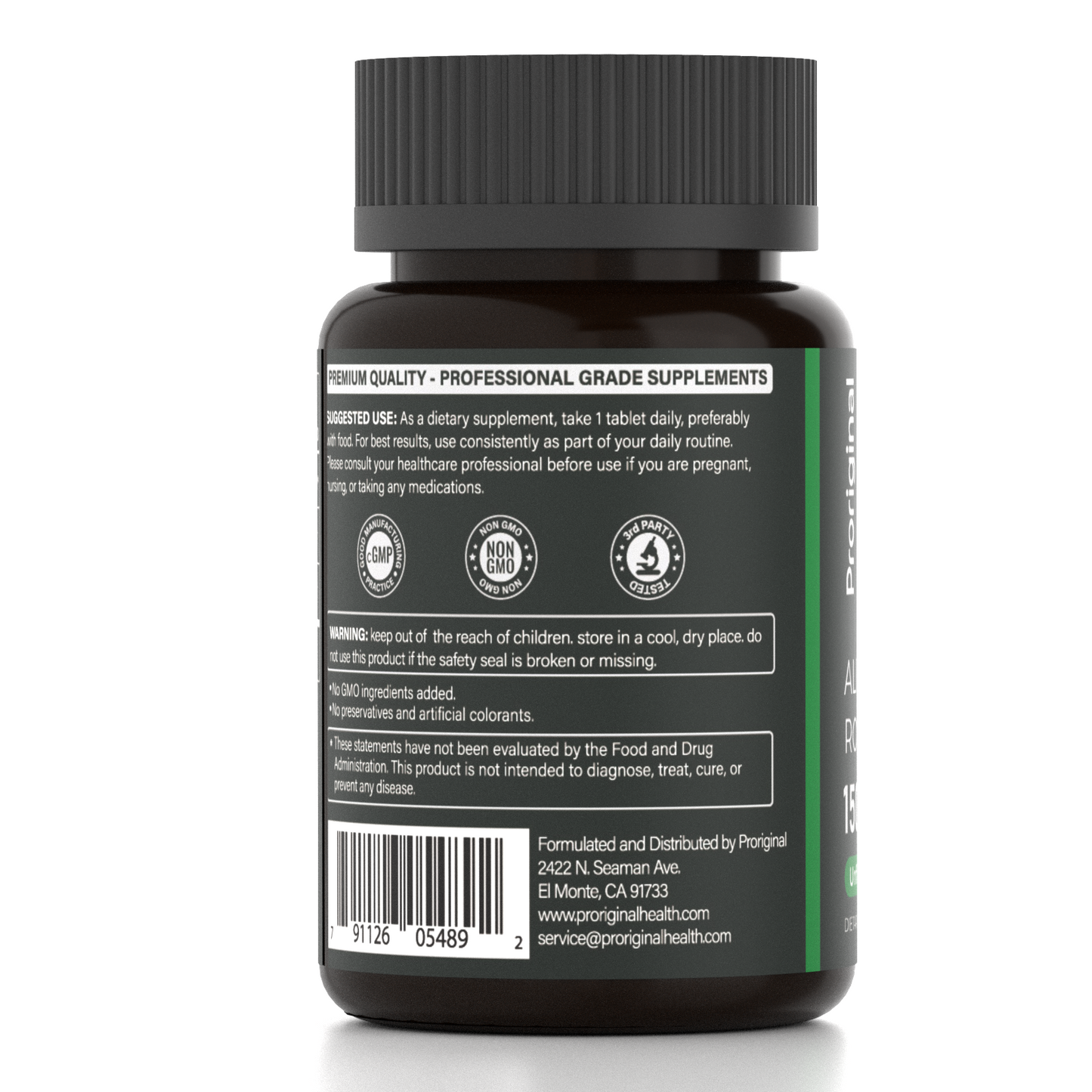 Original Albumin & Royal Jelly 1500mg Capsules | Protein Complex & Royal Jelly Supplement | Unflavored | 200 Capsules