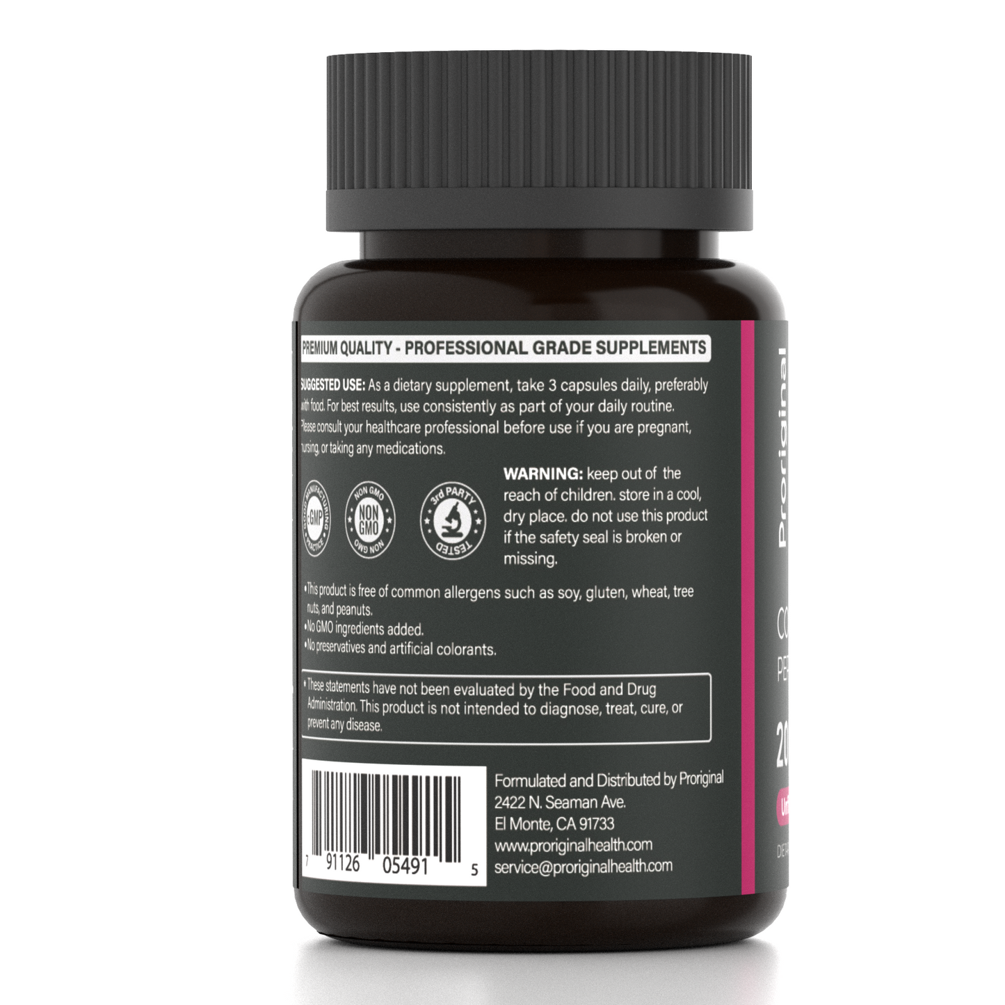 Multi Collagen Peptides Capsules 2000mg, Types I II III V X Collagen Complex with Bovine, Fish, Eggshell & Bone Broth Collagen, Unflavored, Non-GMO, 90 Capsules